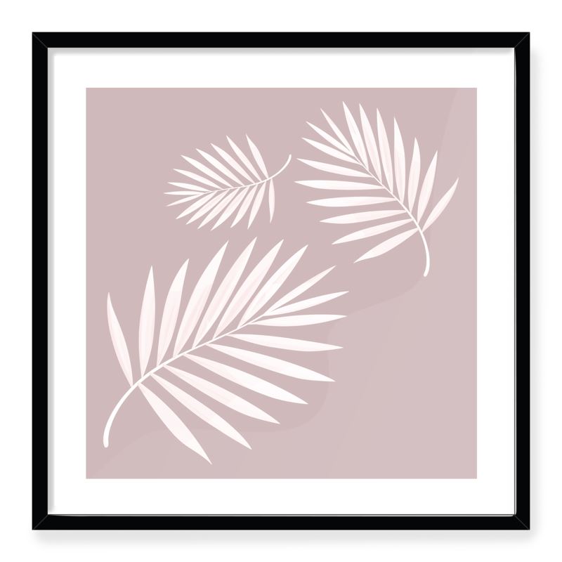 Doroteo Design Tropical Leaves Collection Home Decor Wall Art Print Frame