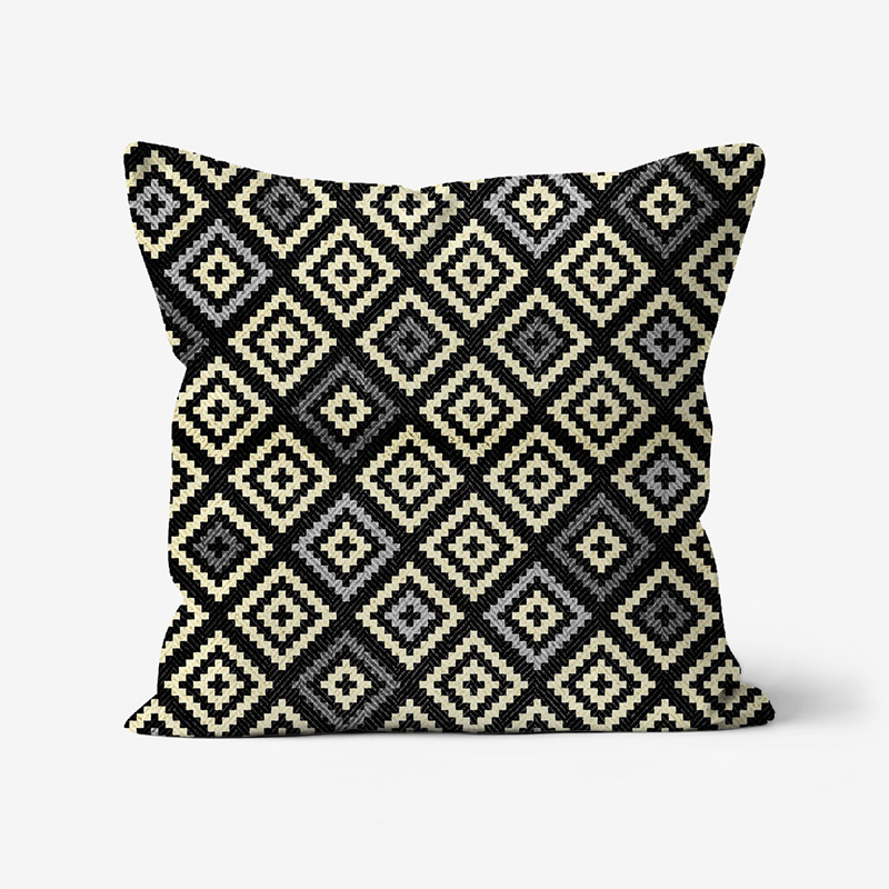 Doroteo Design Geometric Tribal Chequered Pattern Collection Home Decor Luxury Cushion Pillow