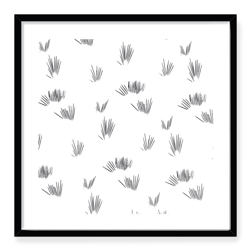 Doroteo Design Woodcut Stripes Pattern Collection Home Decor Wall Art Print Frame