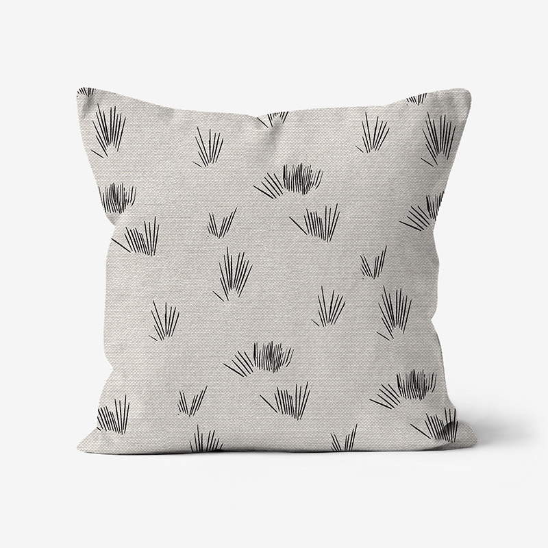 Doroteo Design Woodcut Striped Pattern Collection Home Decor Luxury Cushion Pillow