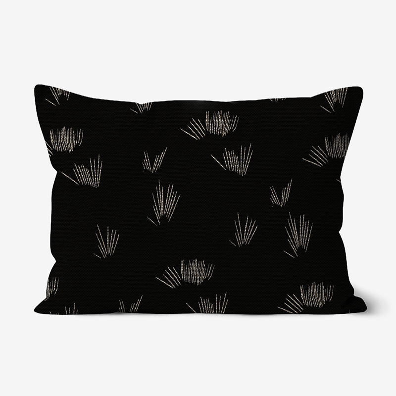 Doroteo Design Woodcut Striped Pattern Collection Home Decor Luxury Cushion Pillow