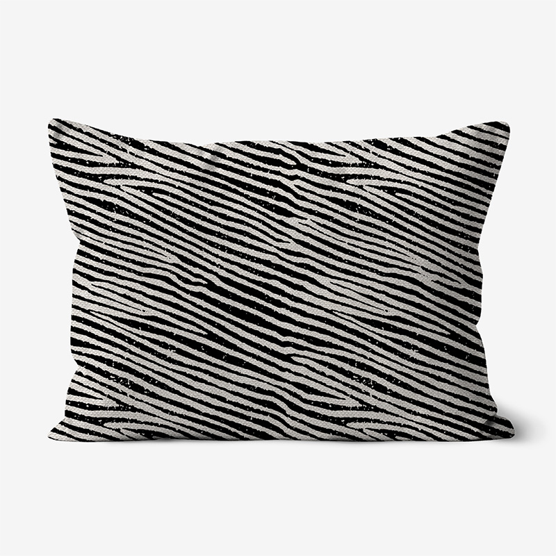 Doroteo Design Woodcut Striped Pattern Collection Home Decor Luxury Cushion Pillow
